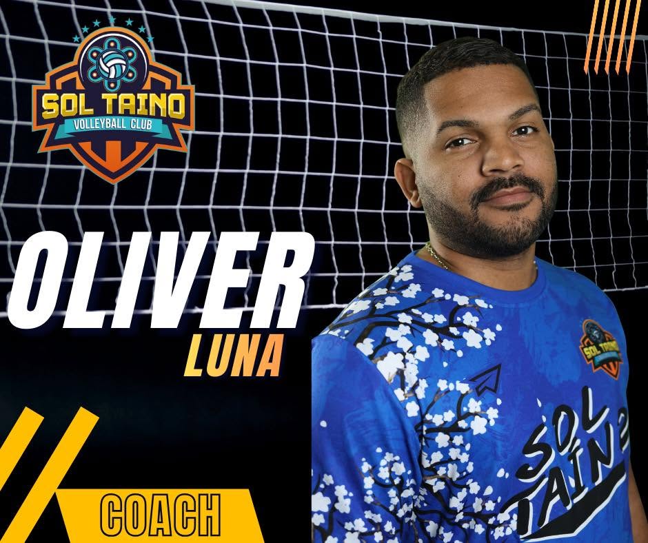 Oliver Luna, coach de Sol Taíno Volleyball Club
